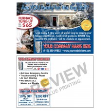 HVAC Fall Tune-Up Postcard #18 (Fall/Furnace)